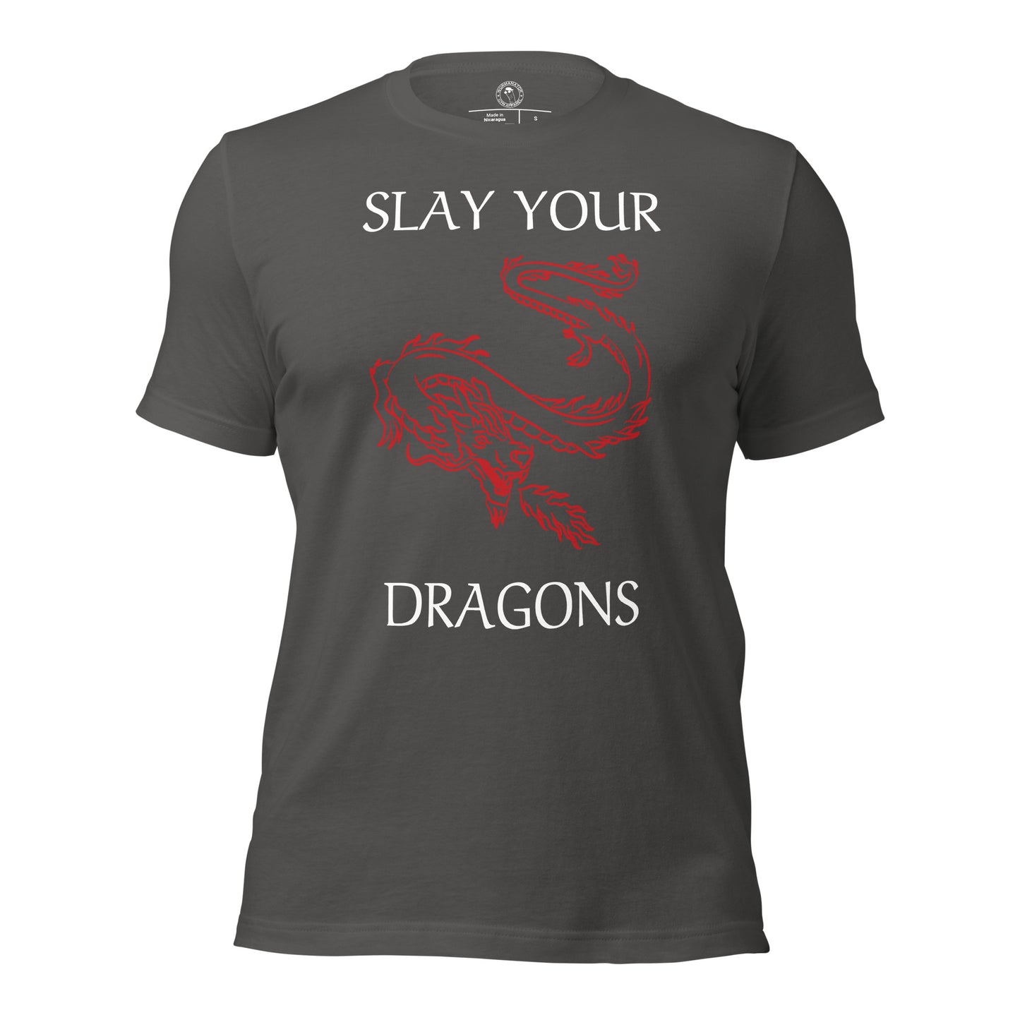 Slay Your Dragons Shirt in Asphalt