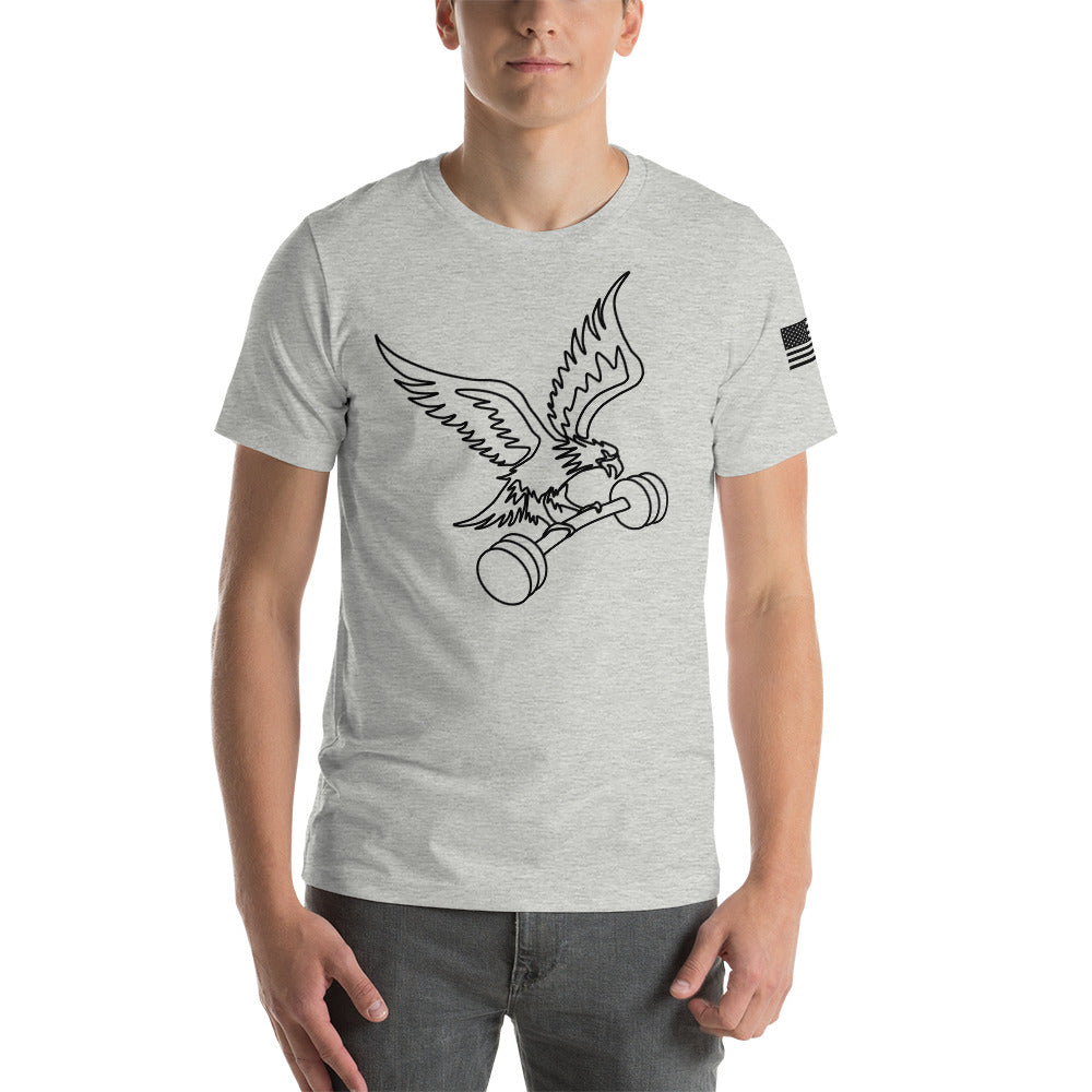 Fitness is Freedom Lifting T-Shirt in Athletic Heather