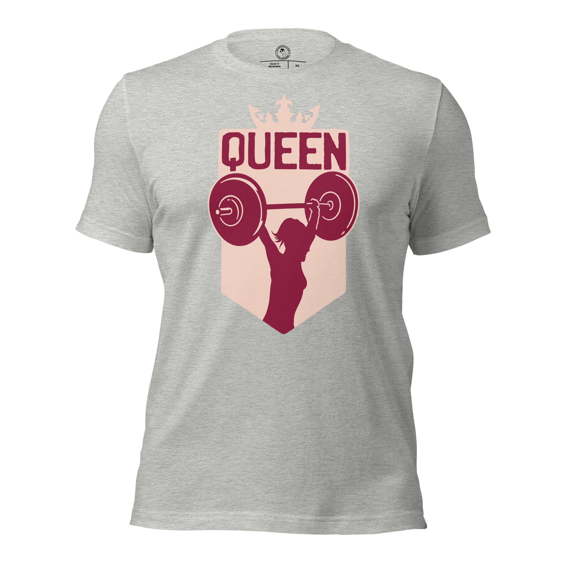 Gym Queen Shirt in Athletic Heather