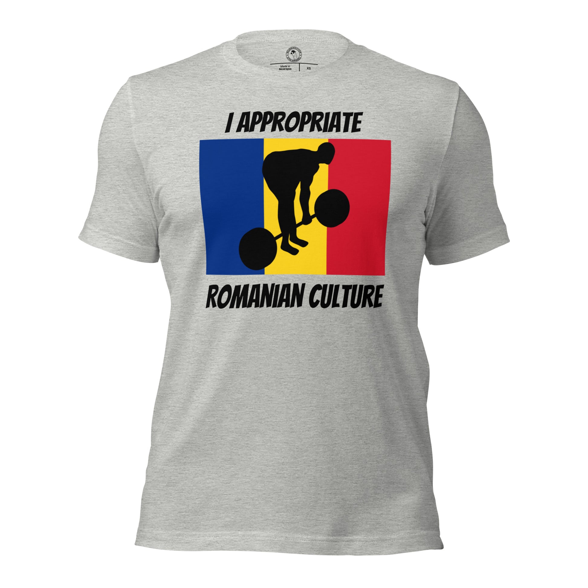 I Appropriate Romanian Culture RDL Shirt in Athletic Heather