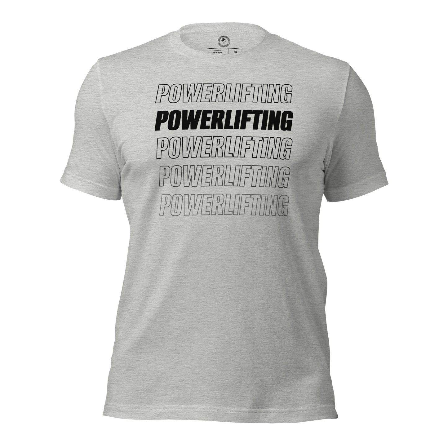 Powerlifting Shirt in Athletic Heather