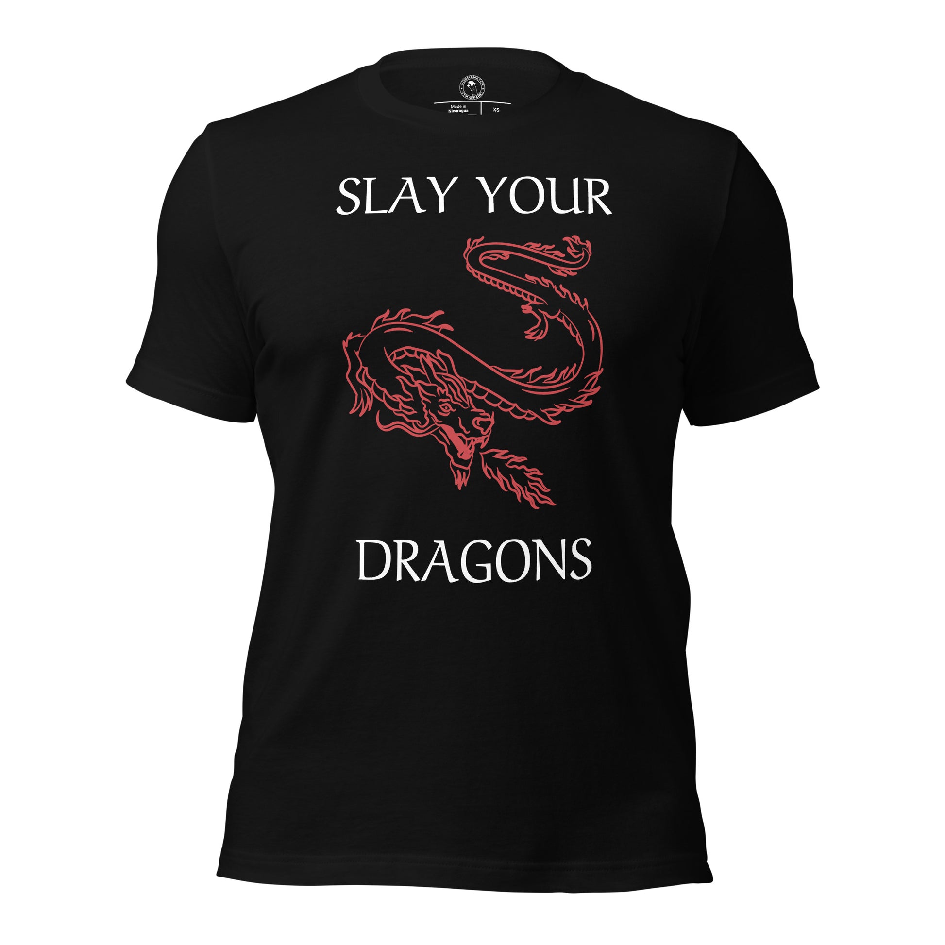 Slay Your Dragons Shirt in Black