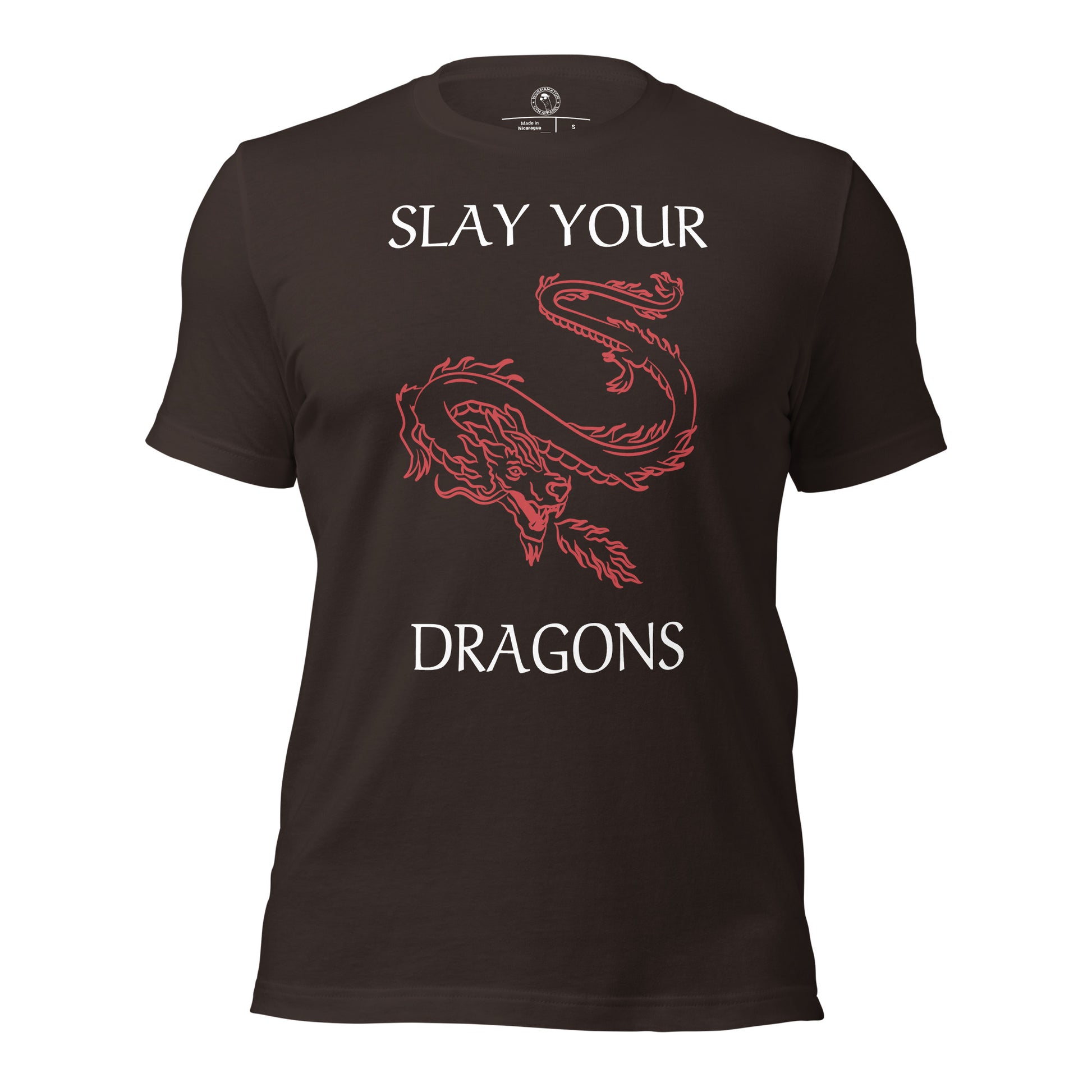 Slay Your Dragons Shirt in Brown