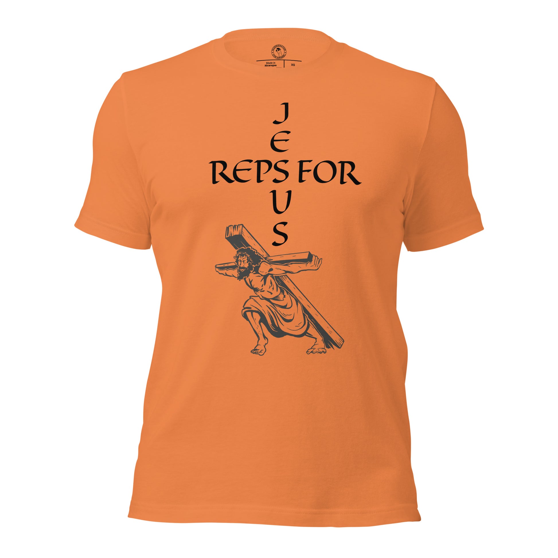 Reps for Jesus Shirt in Burnt Orange