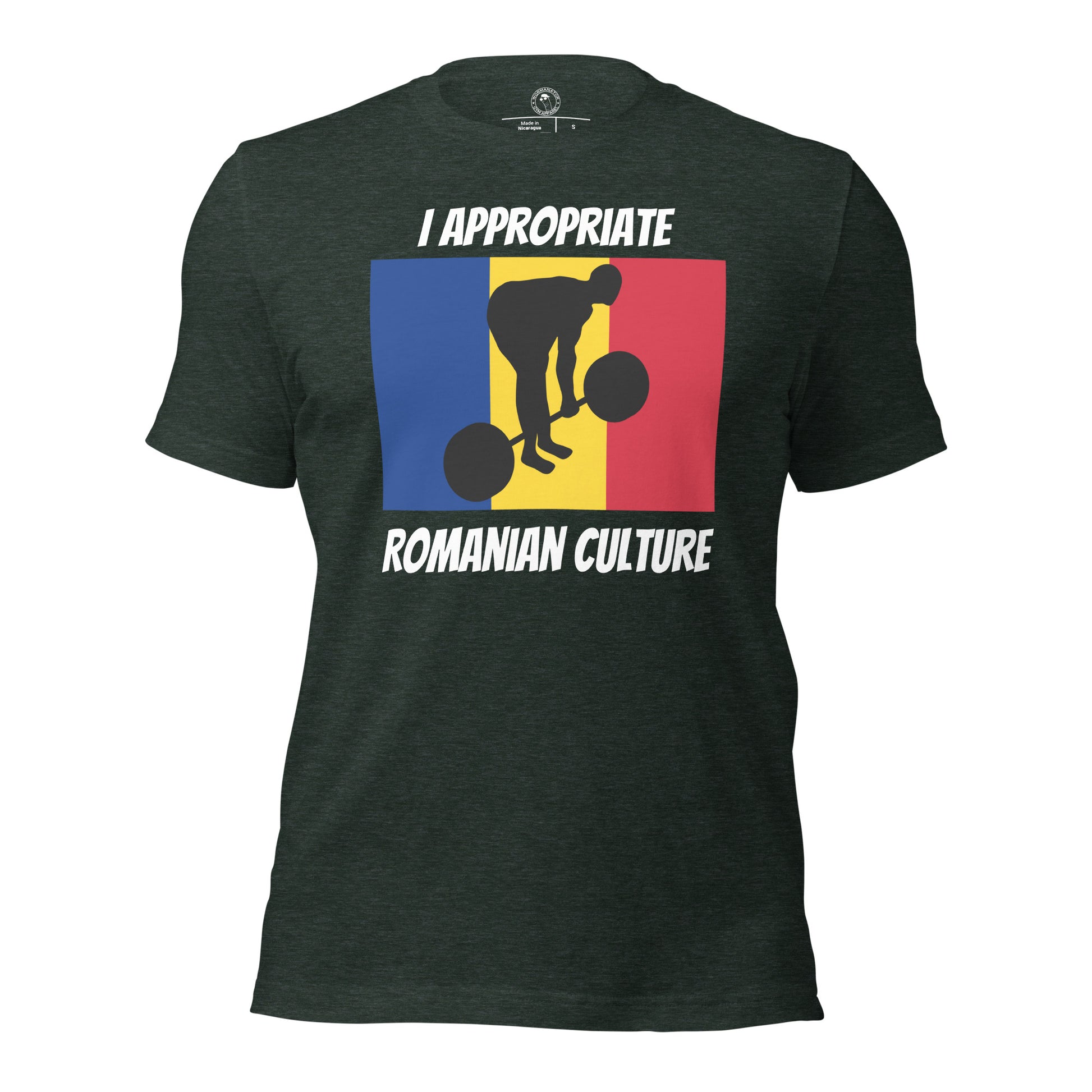 I Appropriate Romanian Culture RDL Shirt in Heather Forest