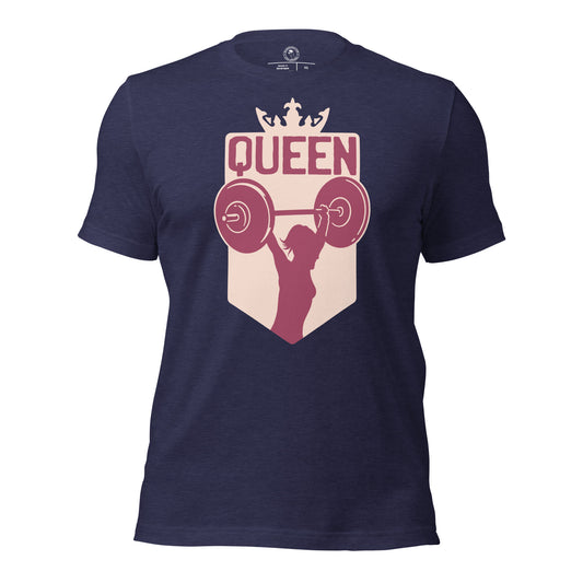 Gym Queen Shirt in Heather Midnight Navy