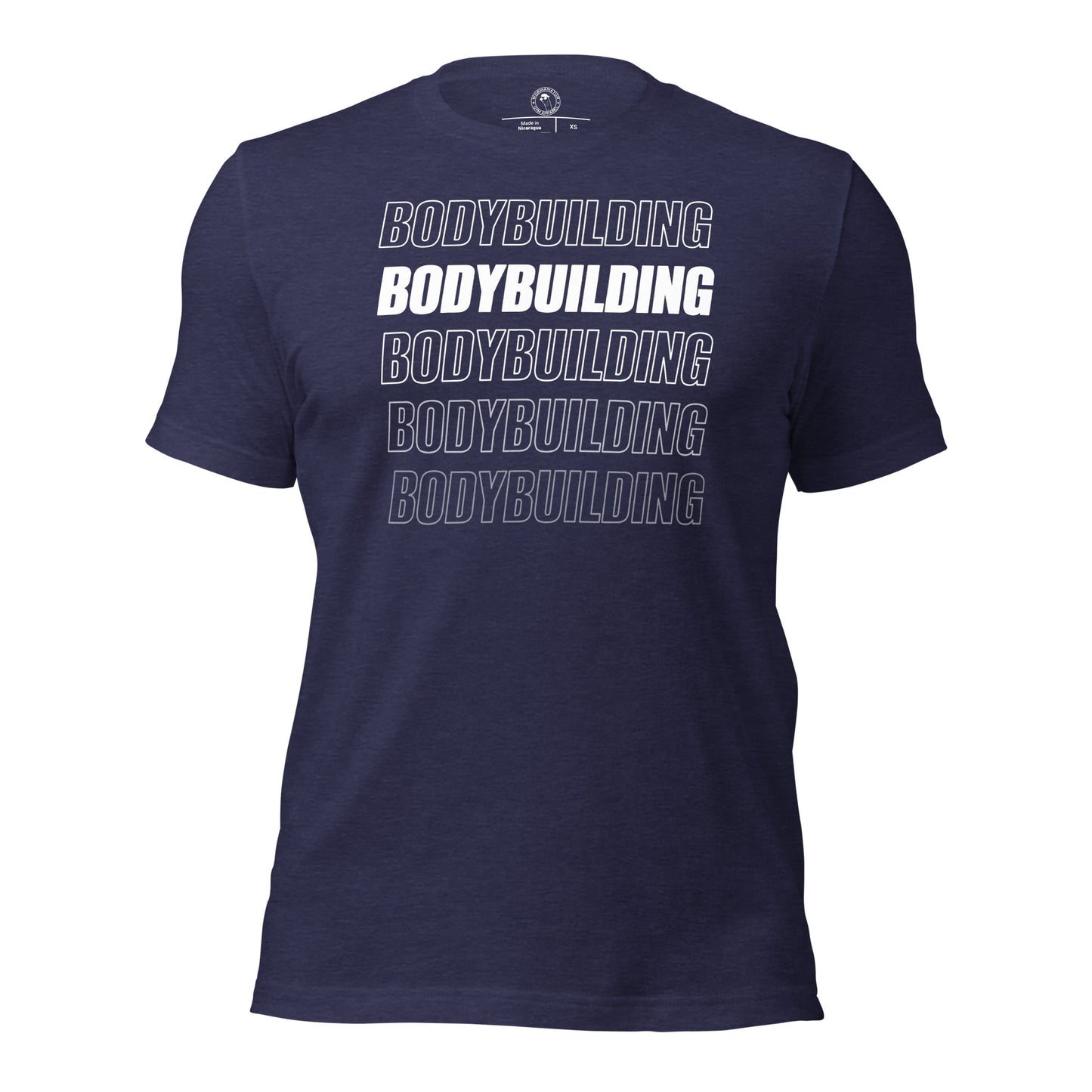 Bodybuilding Shirt in Heather Midnight Navy
