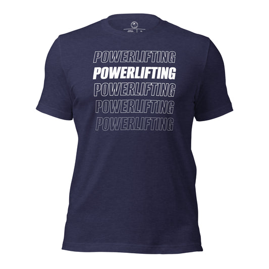 Powerlifting Shirt in Heather Midnight Navy