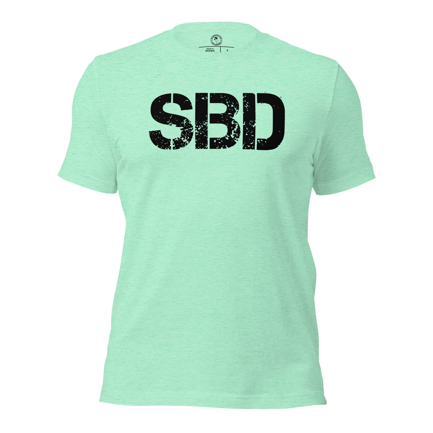 SBD Shirt Powerlifting in Heather Mint