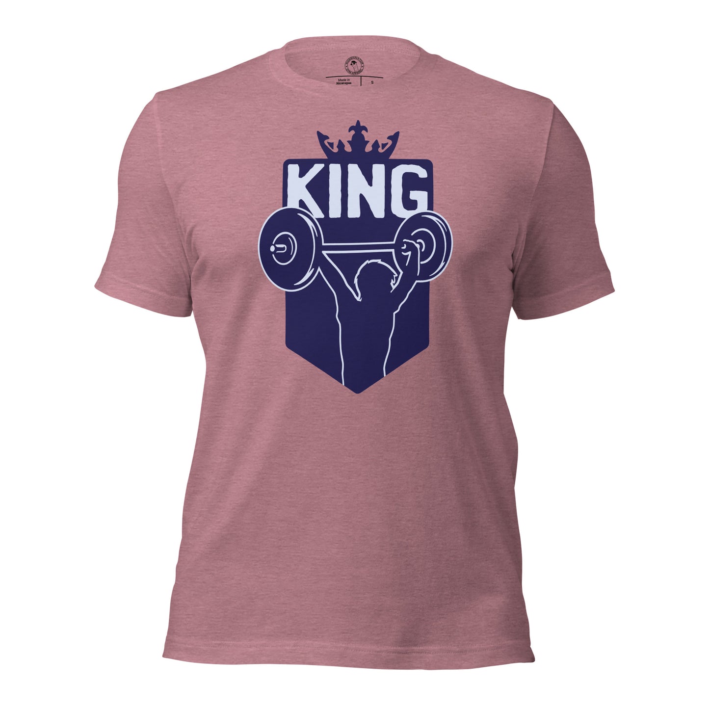 Gym King Shirt in Heather Orchid