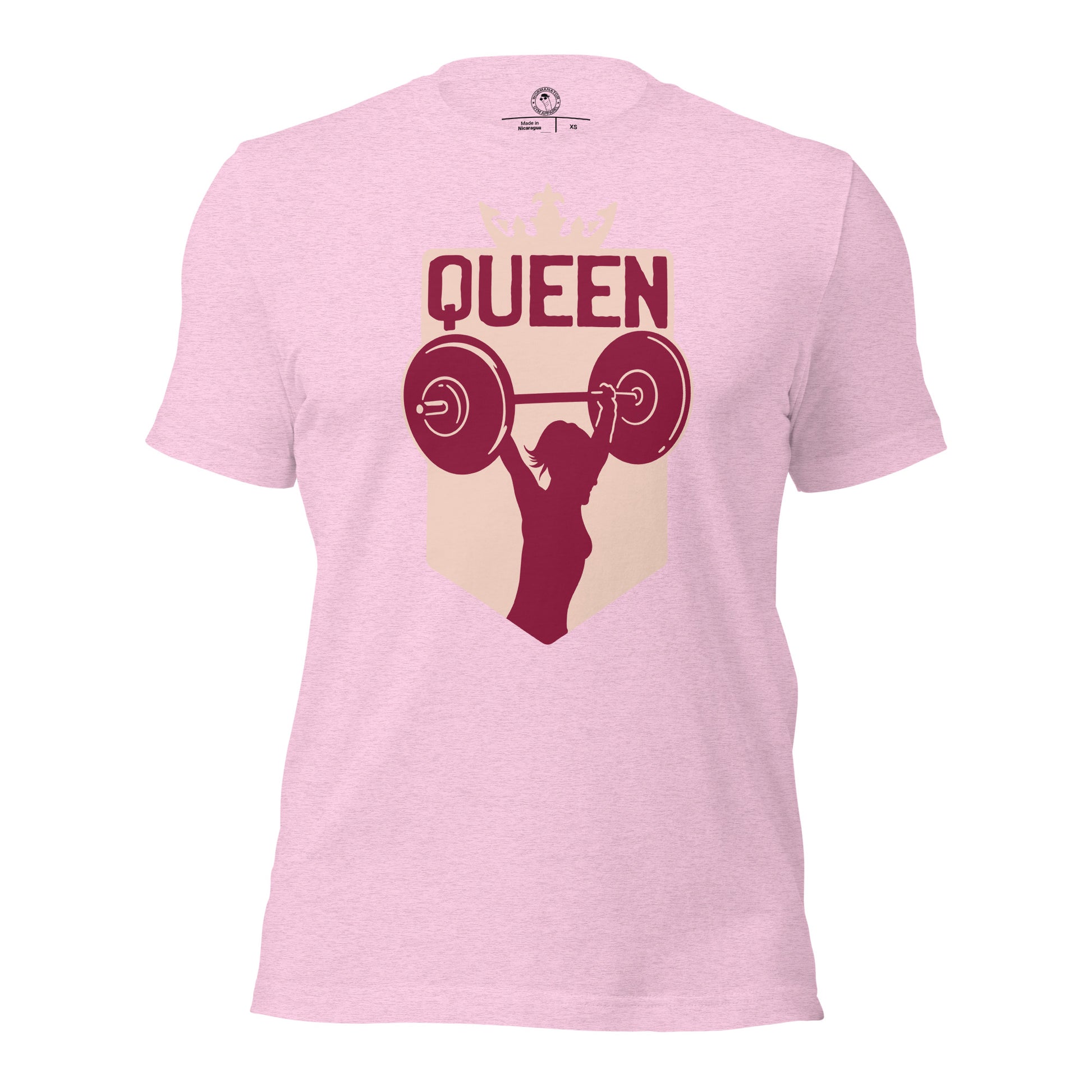 Gym Queen Shirt in Heather Prism Lilac