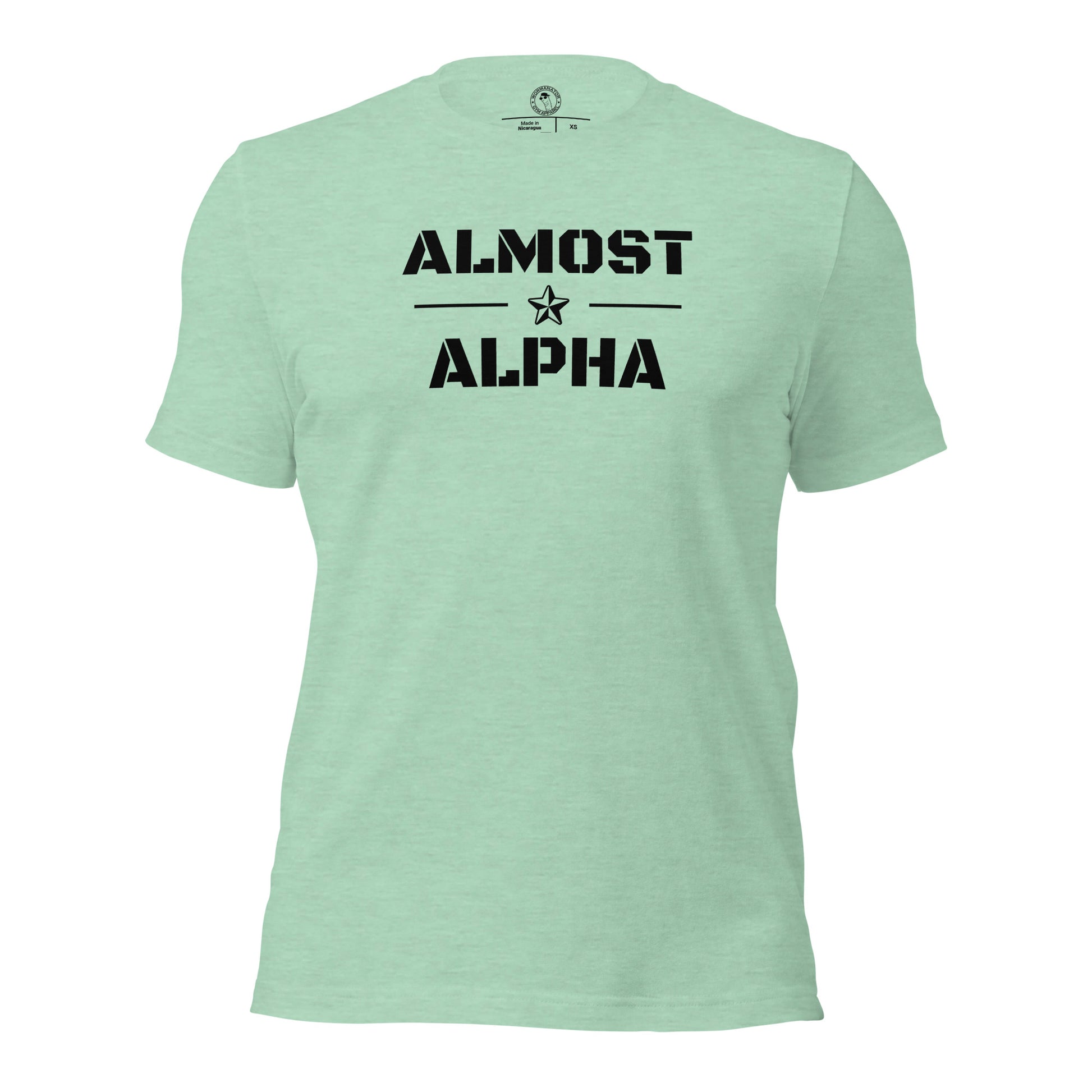 Almost Alpha Shirt in Heather Prism Mint
