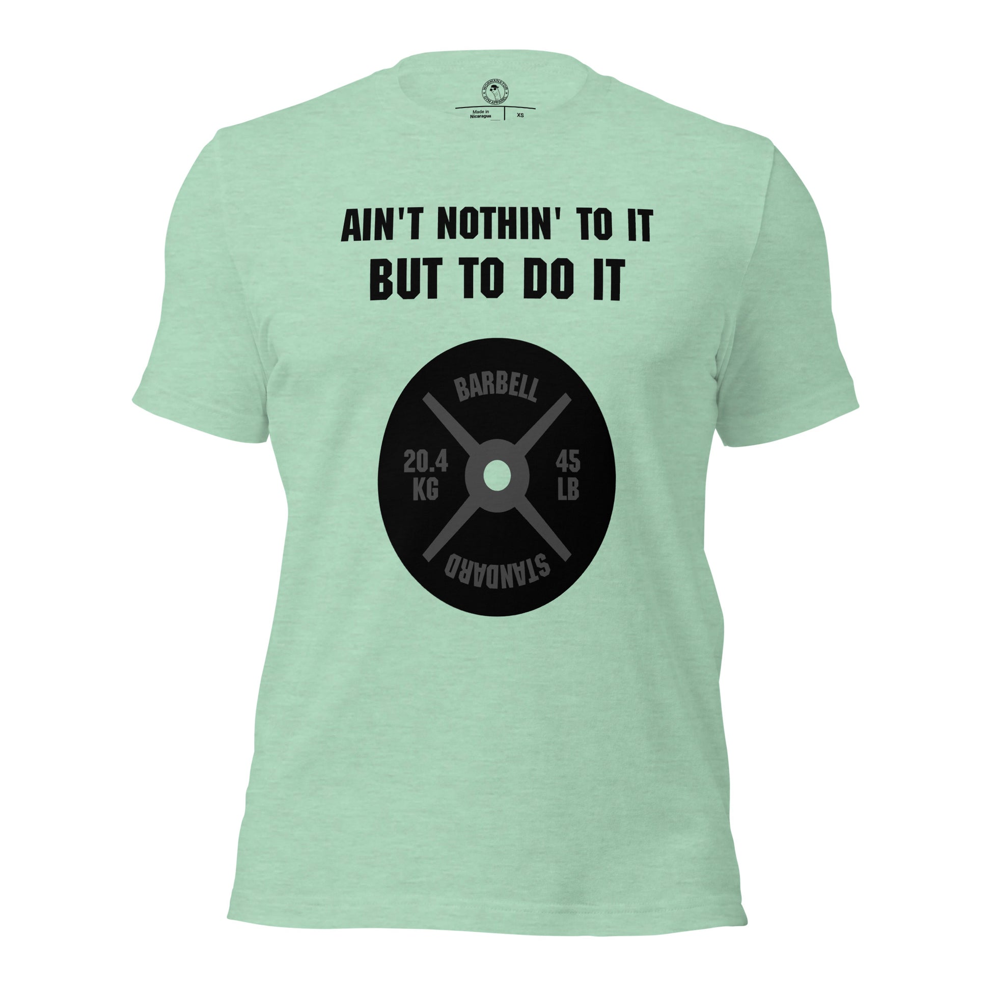 Ain't Nothin' To It But To Do It Shirt in Heather Prism Mint