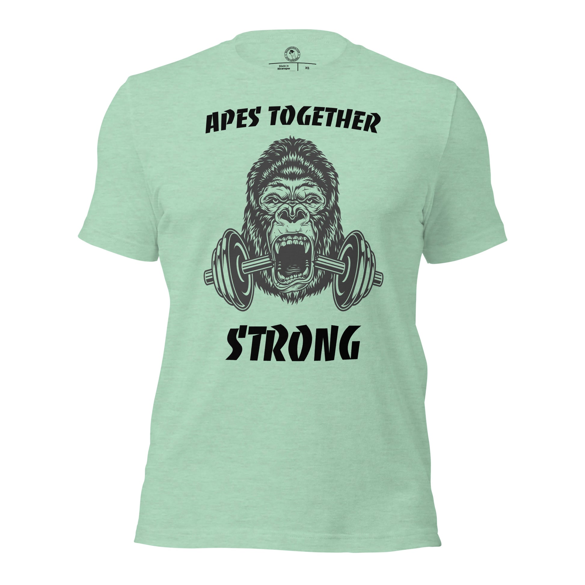 Apes Together Strong Shirt in Heather Prism Mint