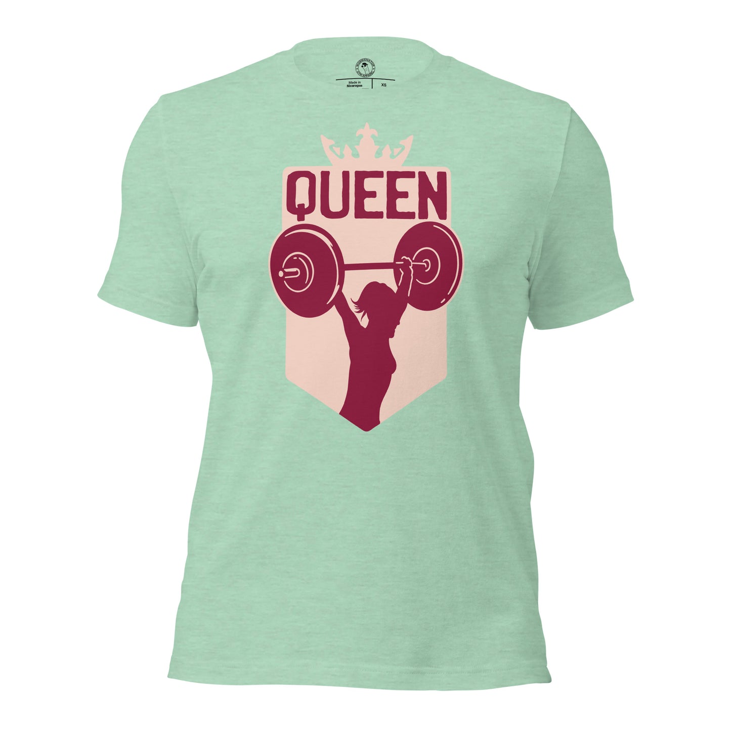 Gym Queen Shirt in Heather Prism Mint