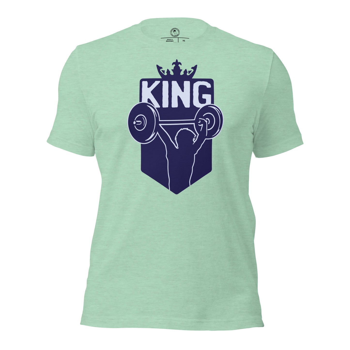Gym King Shirt in Heather Prism Mint