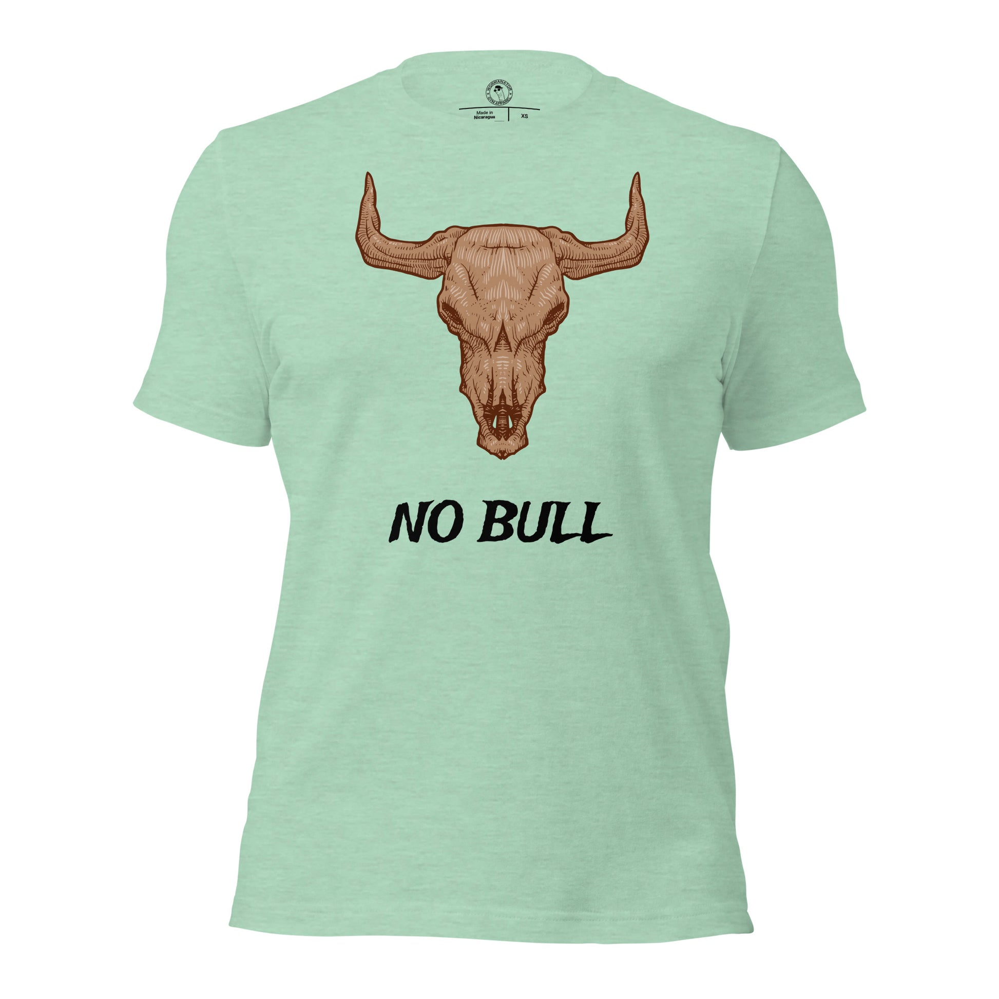 No Bull Shirt in Heather Prism Mint