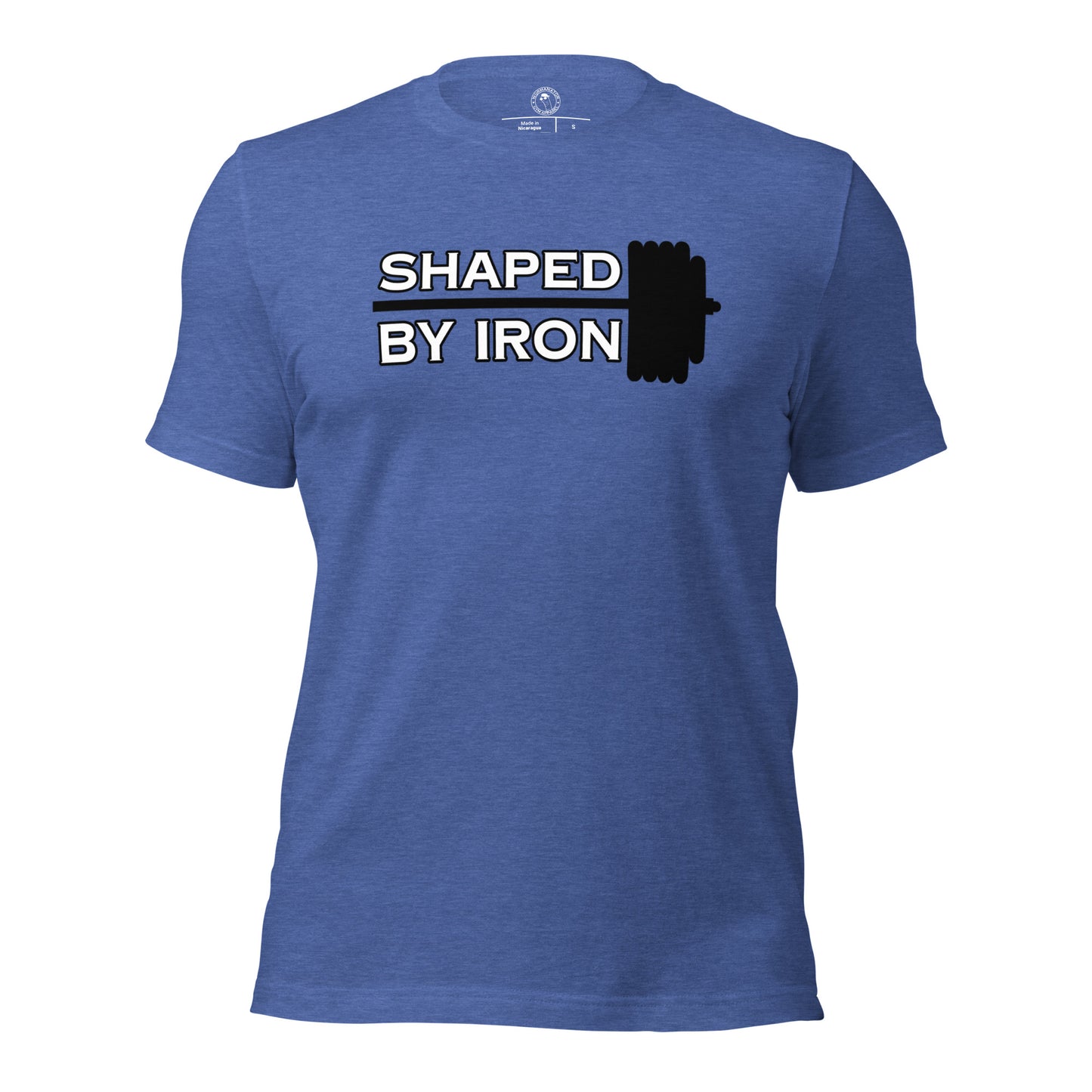 Shaped By Iron Gym Shirt in Heather True Royal