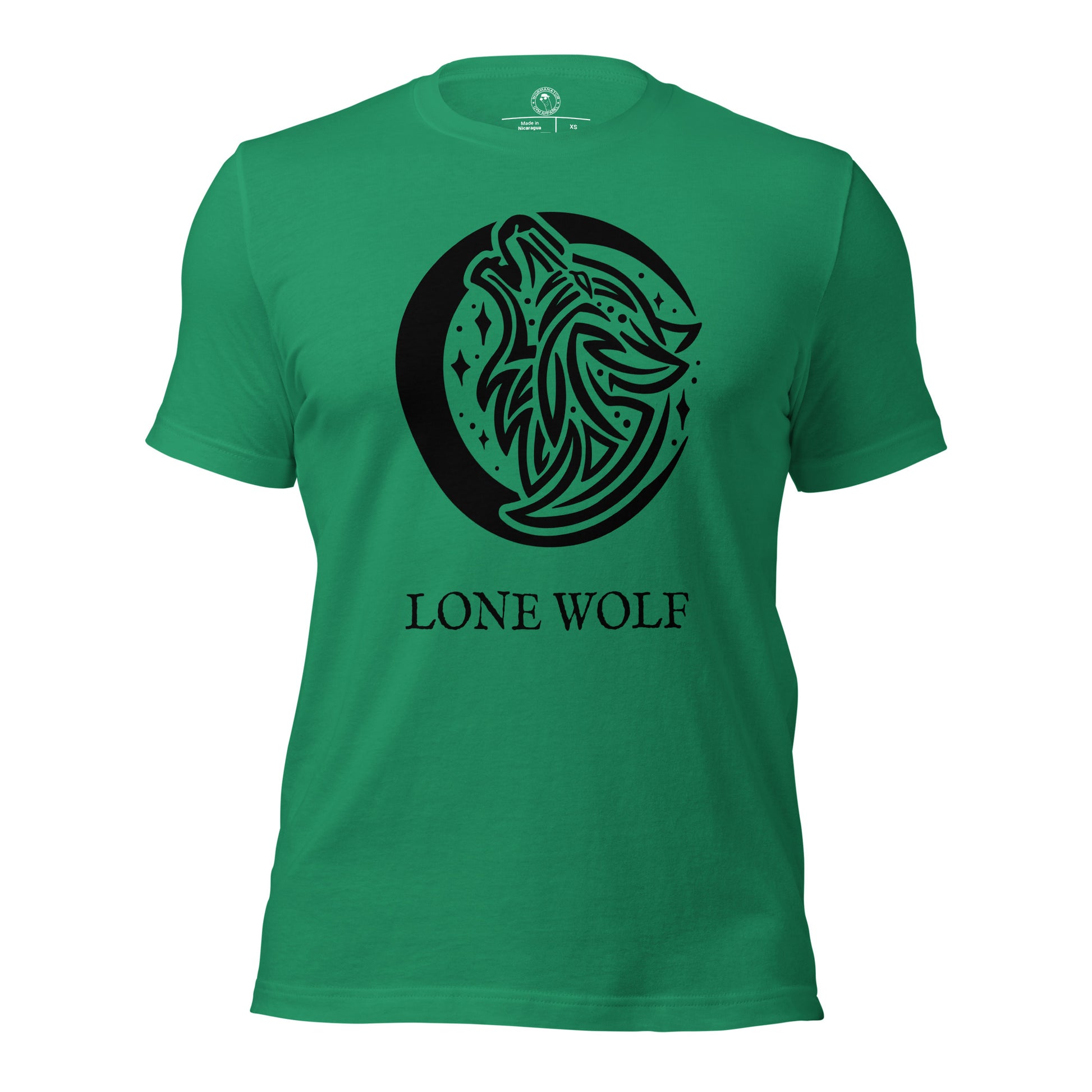 Lone Wolf Shirt in Kelly Green