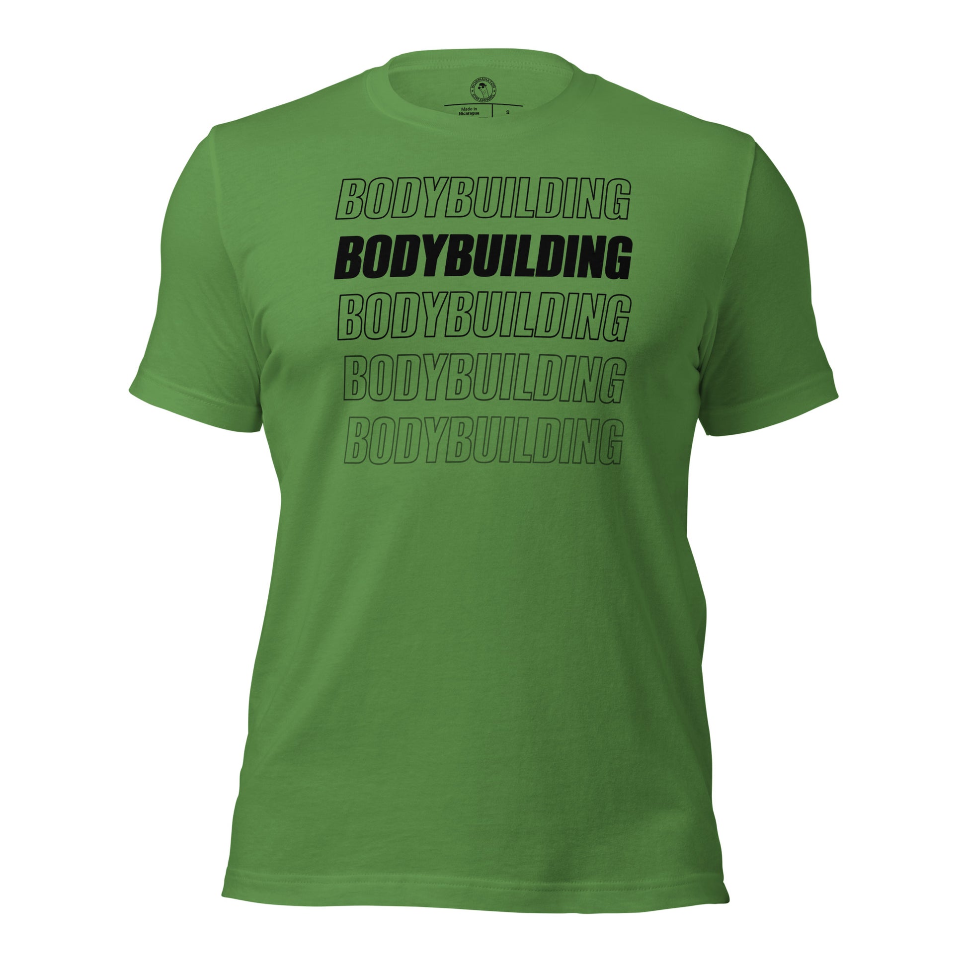 Bodybuilding Shirt in Leaf Green