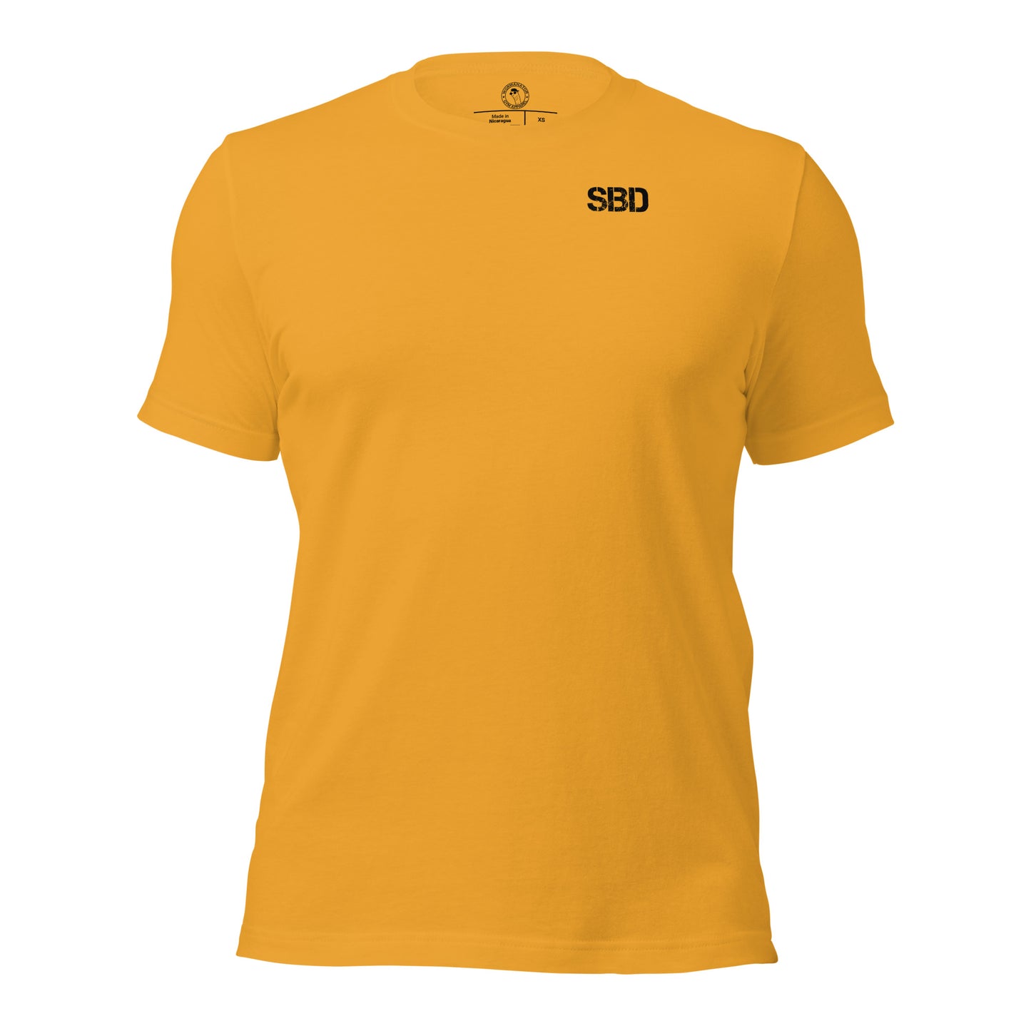 Squat Bench Deadlift (SBD) Shirt in Mustard
