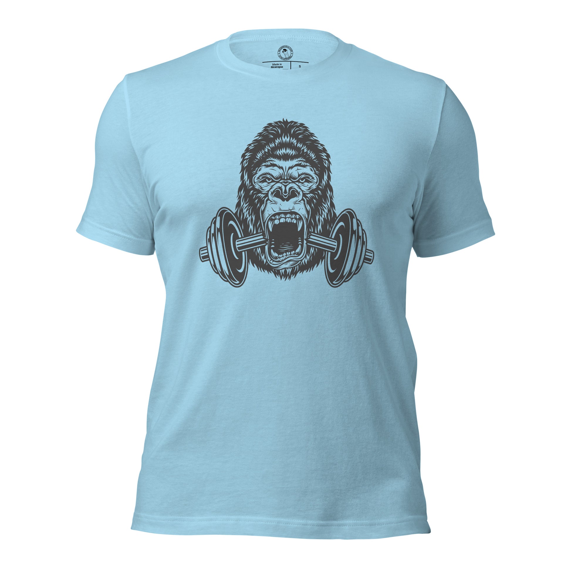 Gorilla Workout Shirt in Ocean Blue