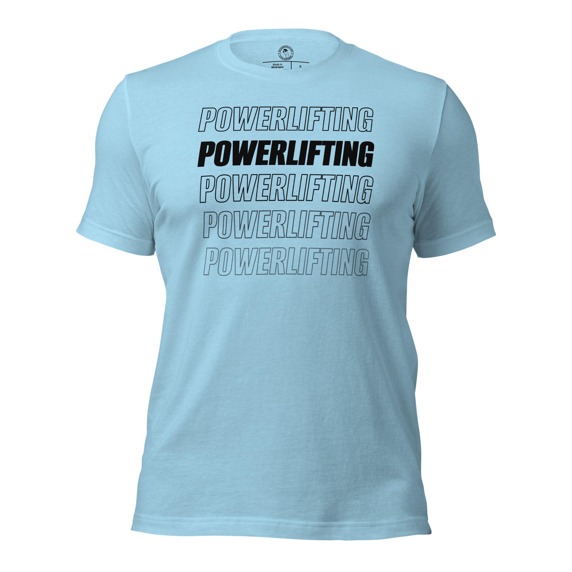 Powerlifting Shirt in Ocean Blue