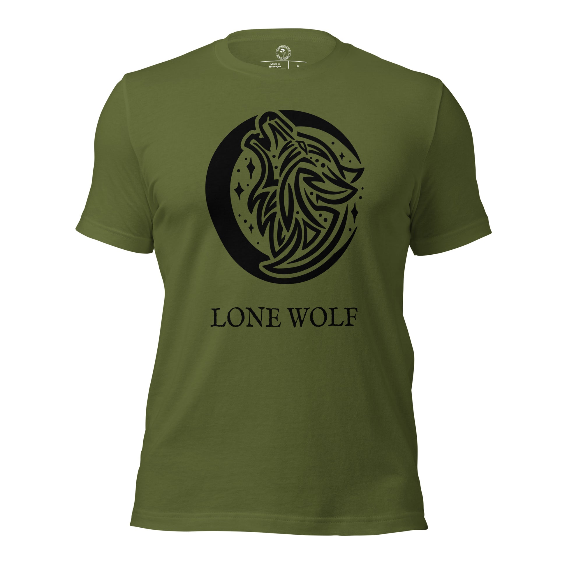 Lone Wolf Shirt in Olive Green