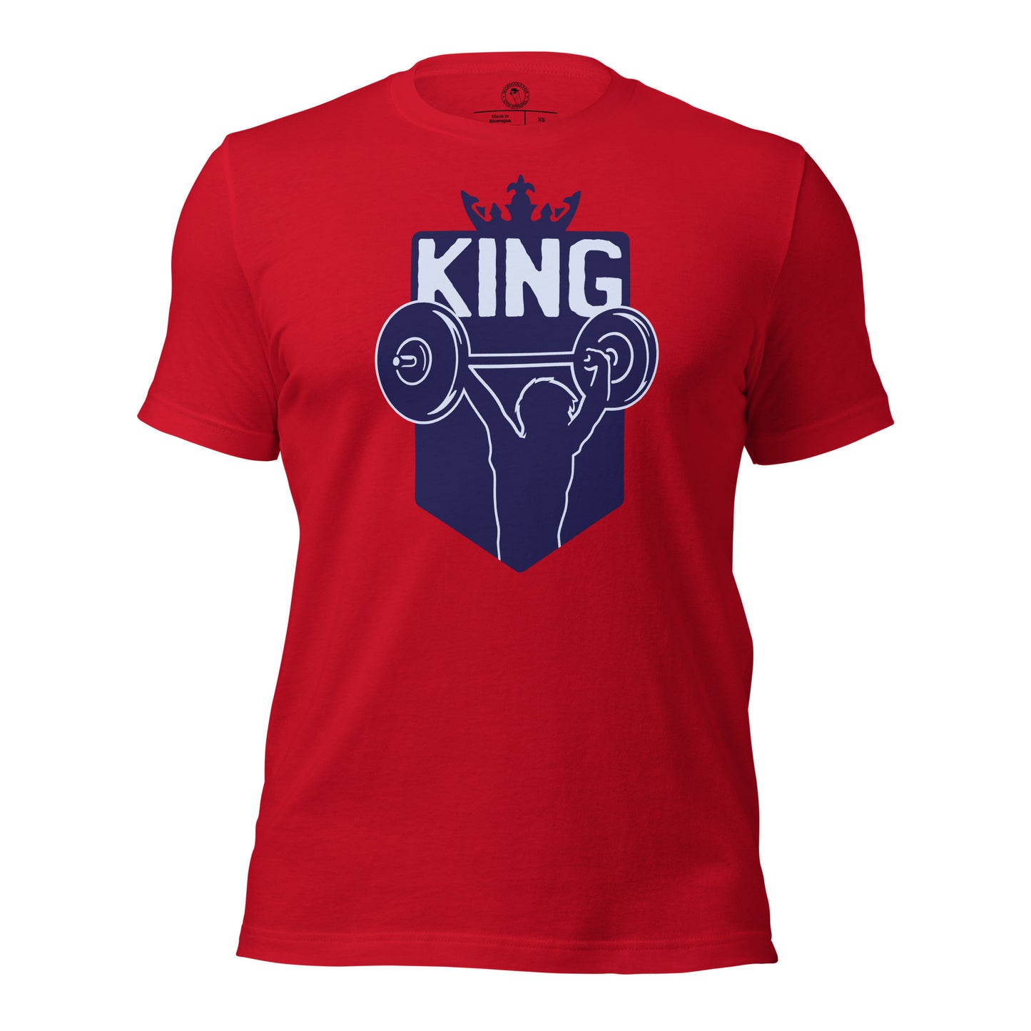 Gym King Shirt in Red