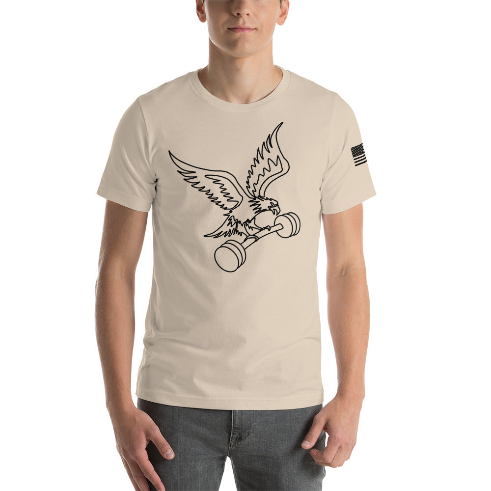 Fitness is Freedom Lifting T-Shirt in Soft Cream