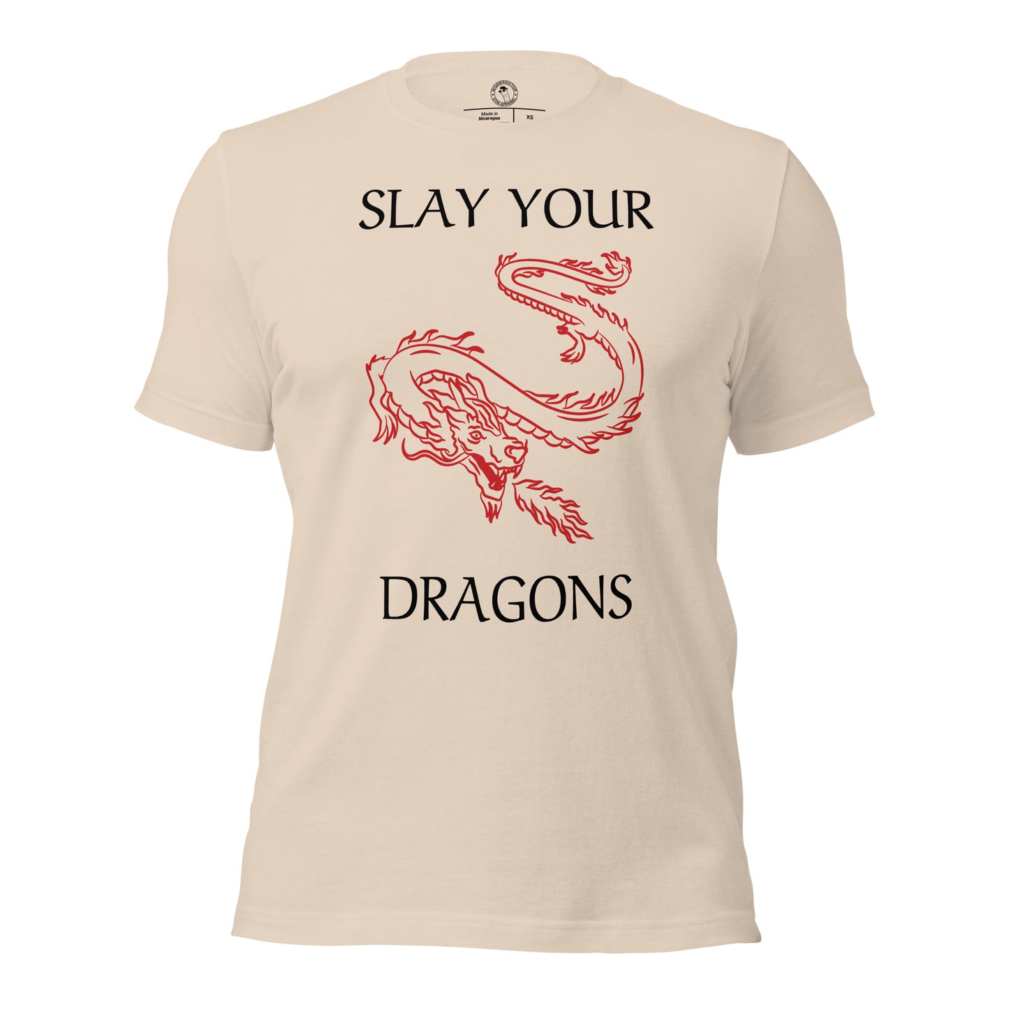 Slay Your Dragons Shirt in Soft Cream