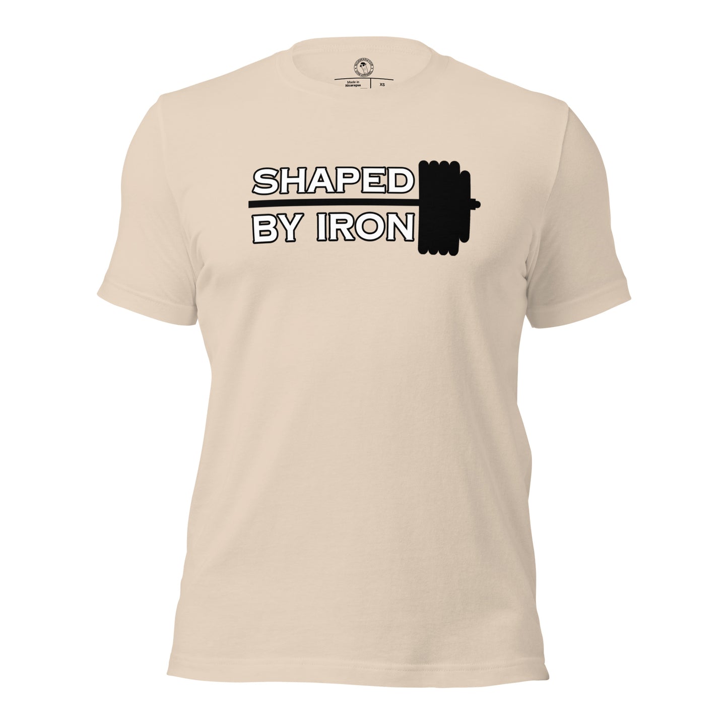 Shaped By Iron Gym Shirt in Soft Cream