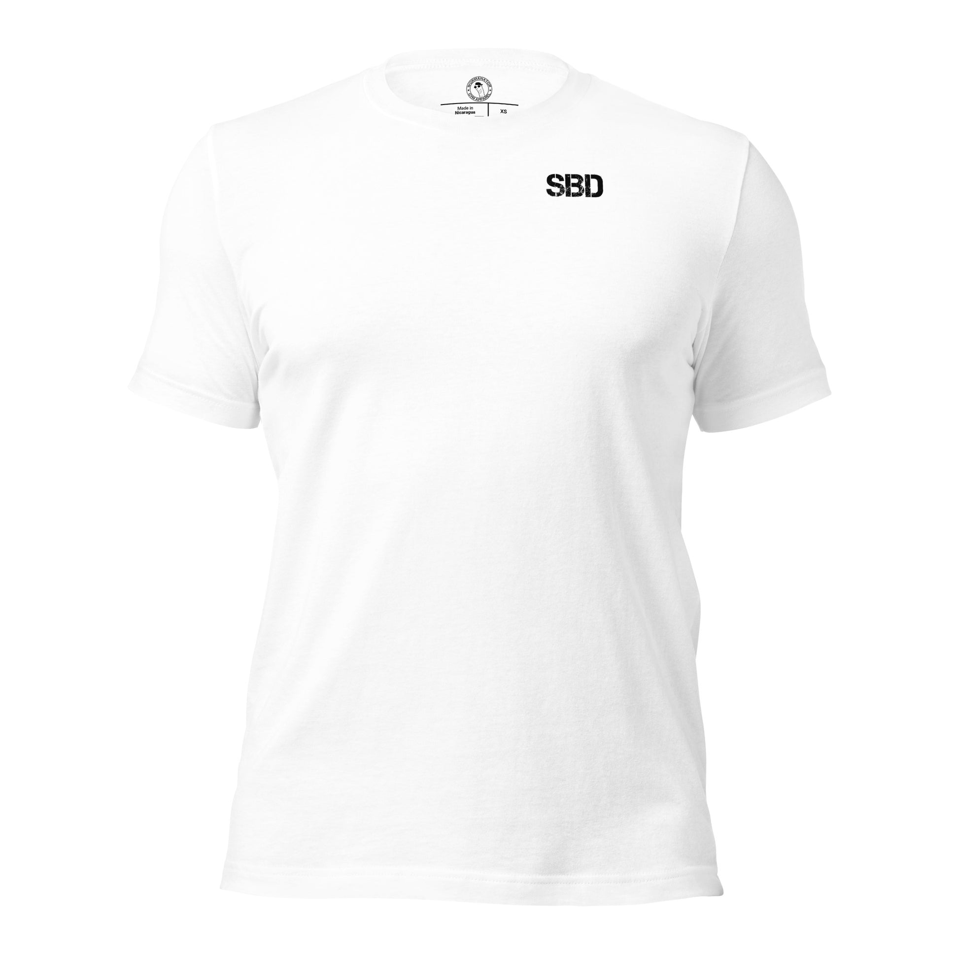 Squat Bench Deadlift (SBD) Shirt in White