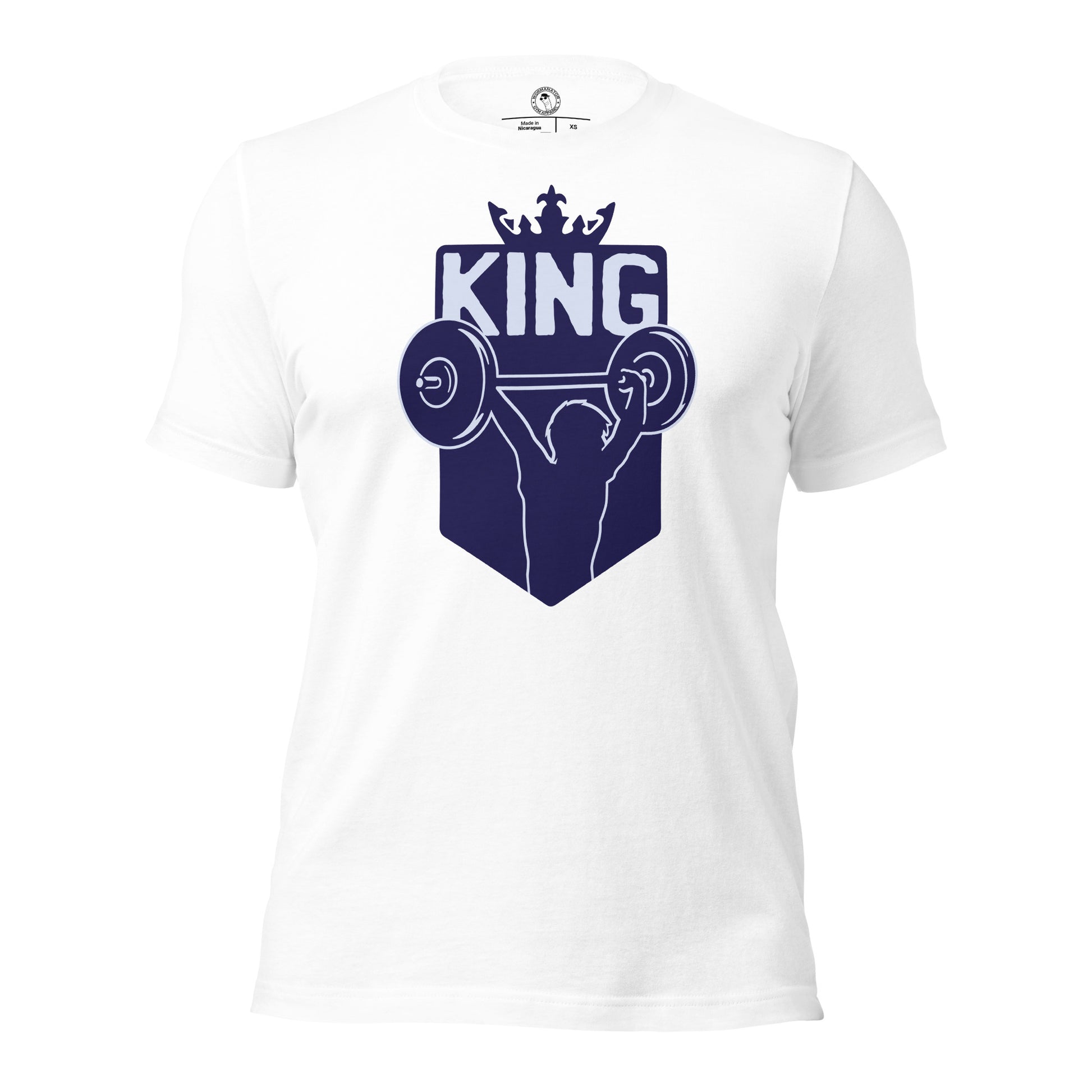 Gym King Shirt in White