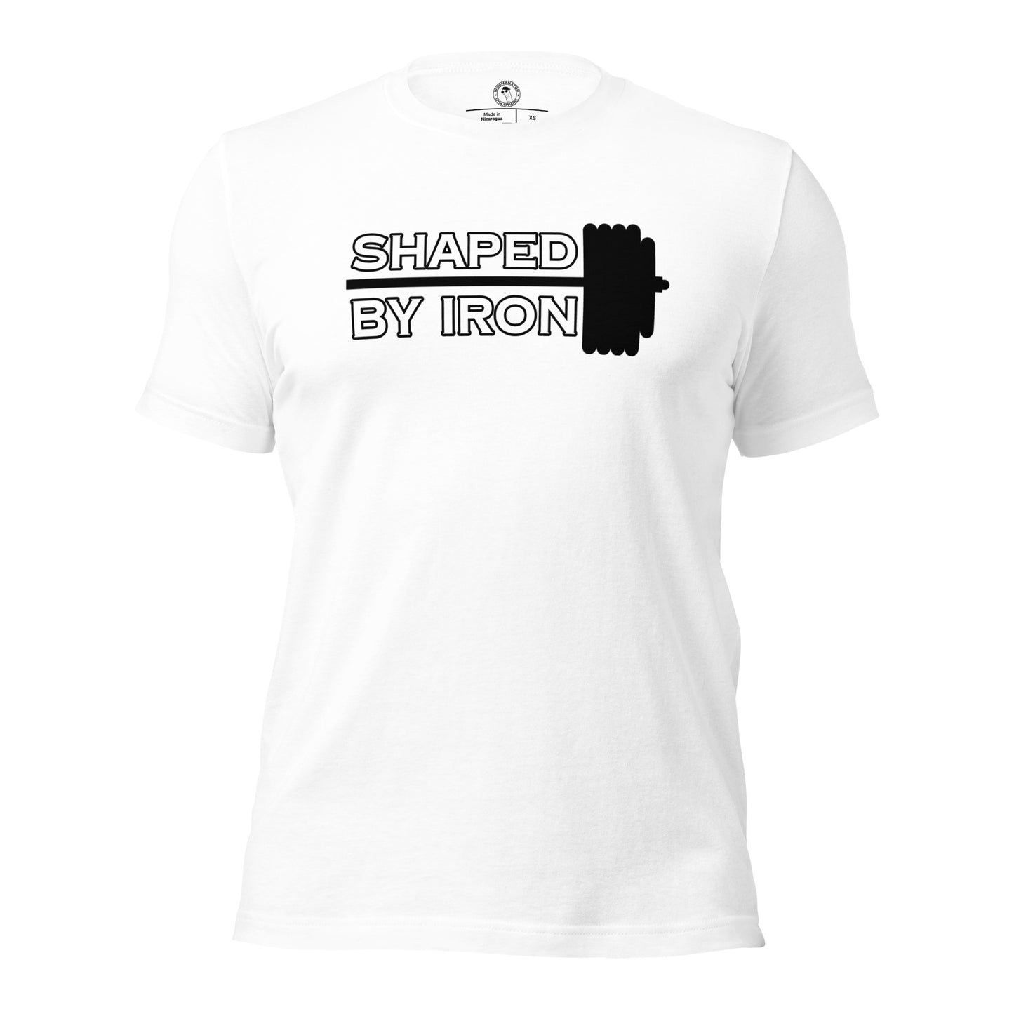 Shaped By Iron Gym Shirt in White