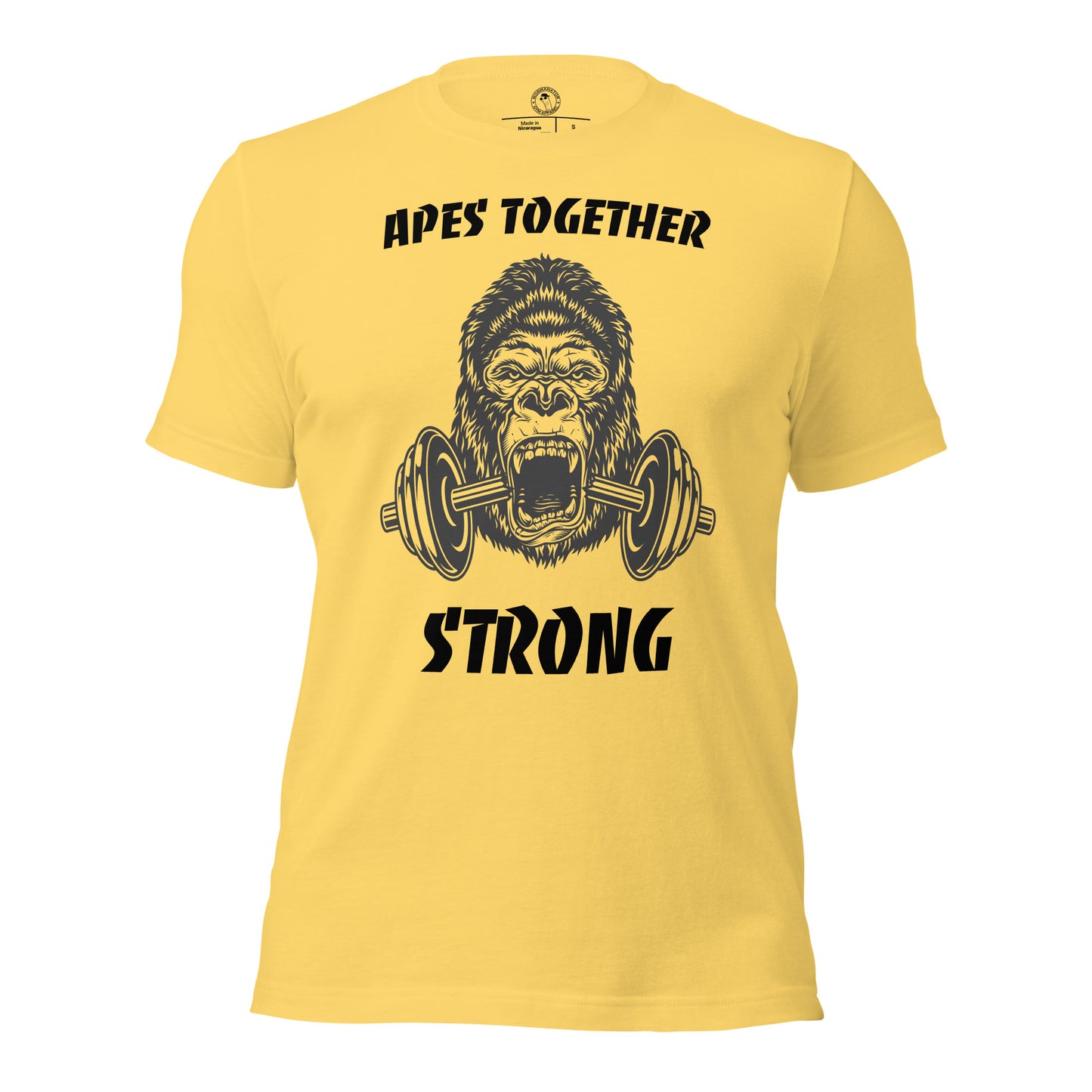 Apes Together Strong Shirt in Yellow