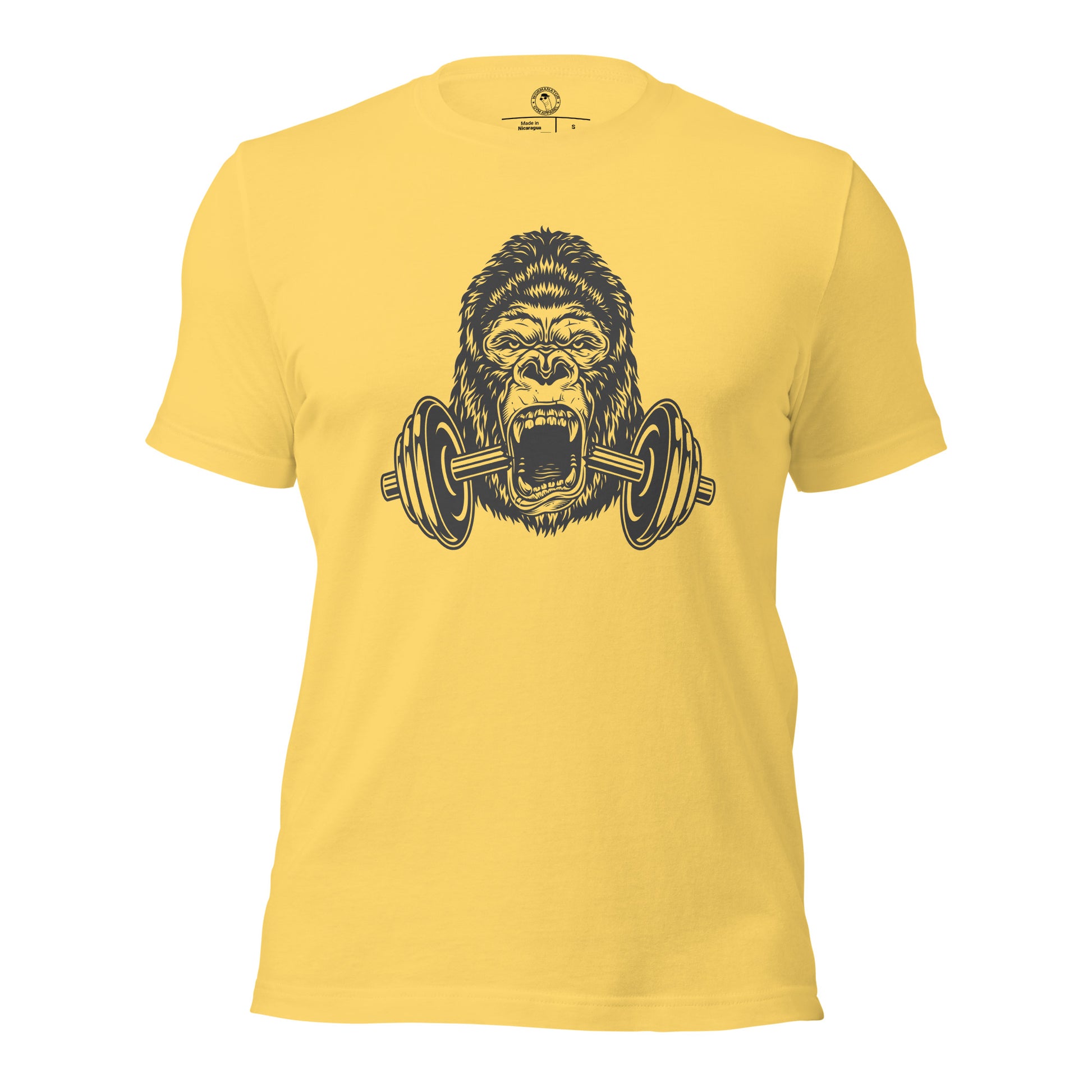 Gorilla Workout Shirt in Yellow