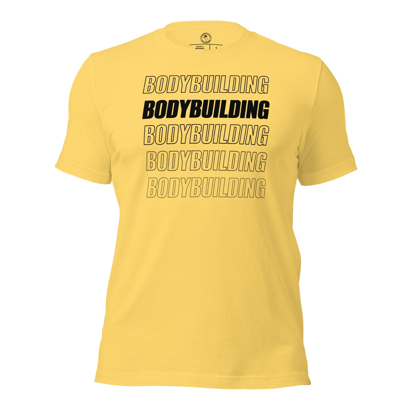 Bodybuilding Shirt in Yellow