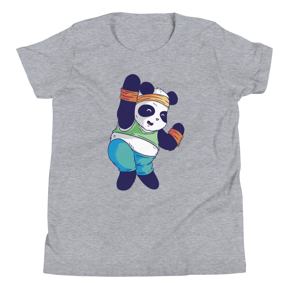 Cardio Panda Children's T-Shirt in Athletic Heather