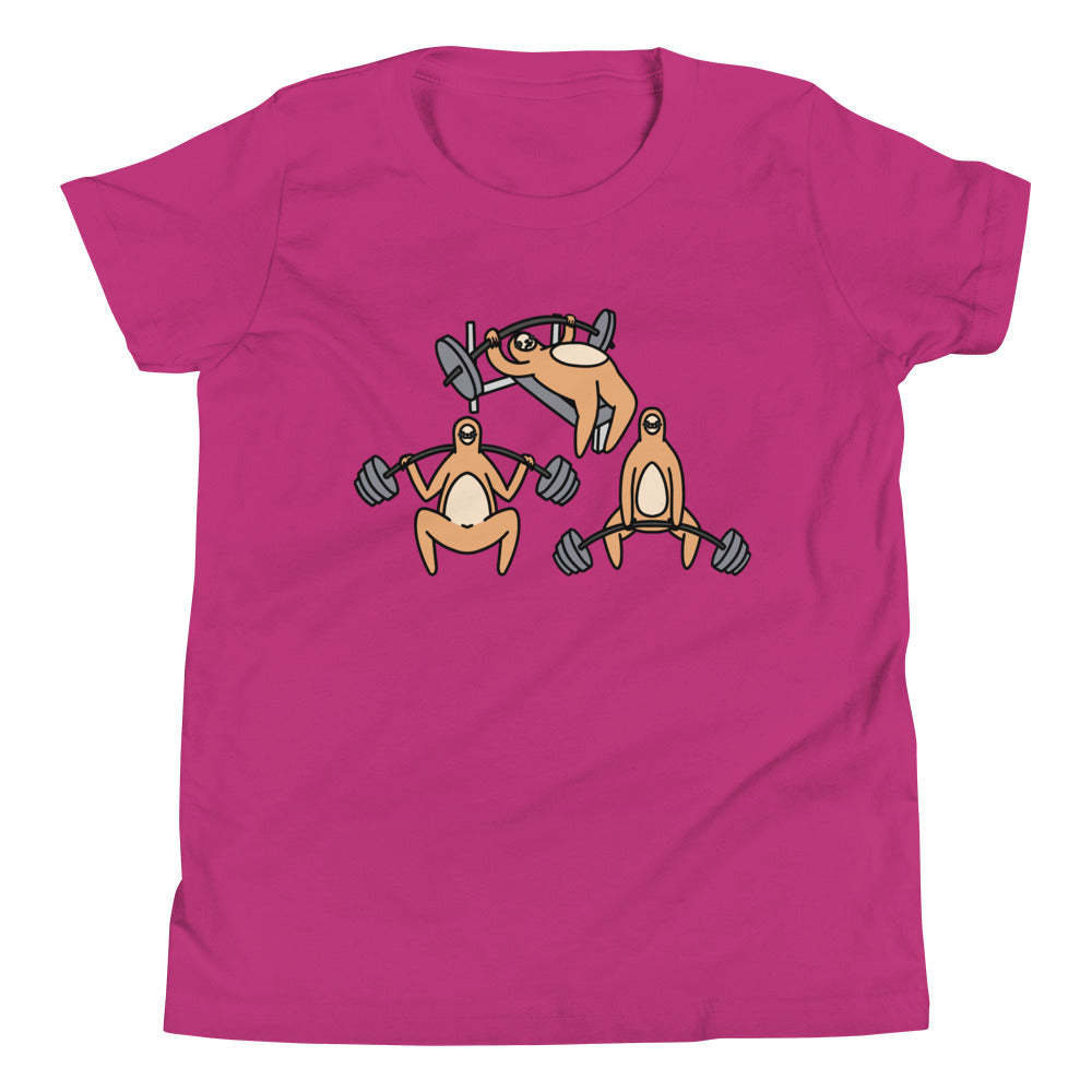 Sloth SBD Children's T-Shirt in Berry