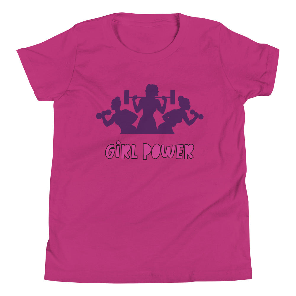 Girl Power Children's T-Shirt in Berry
