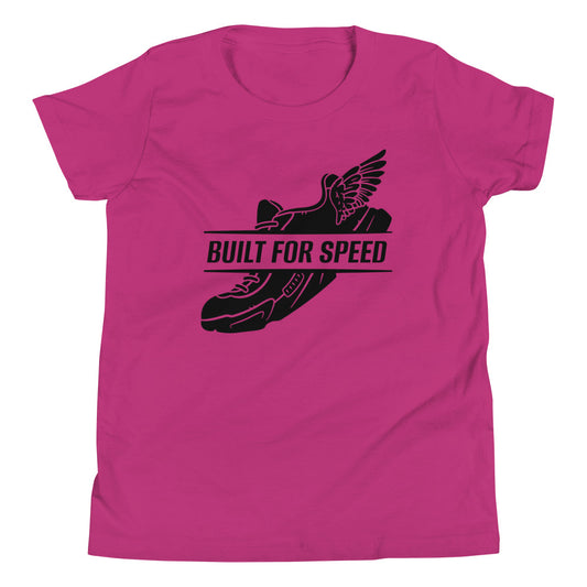 Built for Speed Children's T-Shirt in Berry