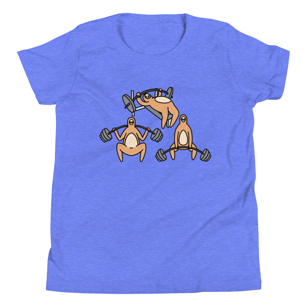 Sloth SBD Children's T-Shirt in Heather Columbia Blue