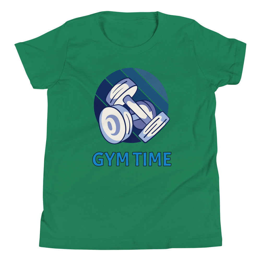 Gym Time Children's T-Shirt in Kelly Green