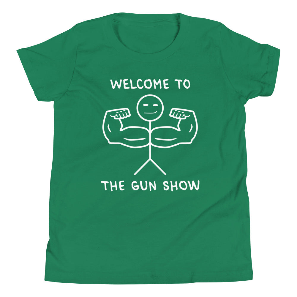 Welcome to the Gun Show Children's T-Shirt in Kelly Green