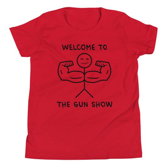 Welcome to the Gun Show Children's T-Shirt in Red