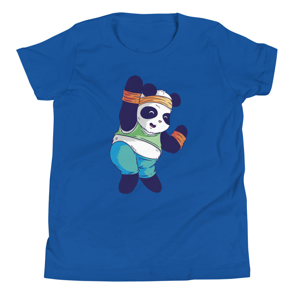 Cardio Panda Children's T-Shirt in True Royal