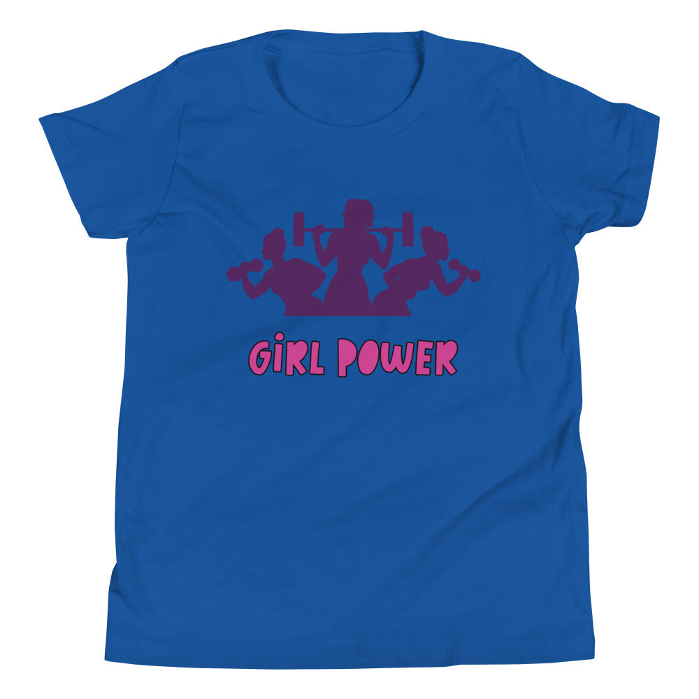 Girl Power Children's T-Shirt in True Royal